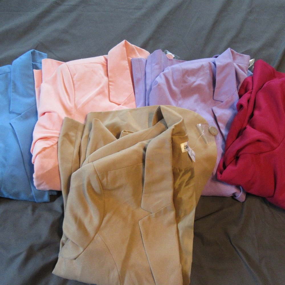 Womens Elisabeth Williams Blazer / Sport Coat Lot of 5 Sz 16MS / 18MS New